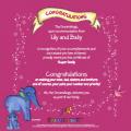 Lilly and Baby  Certificate
